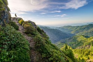 Summer Evening At Charlies Bunion in the Great Smoky Mountains