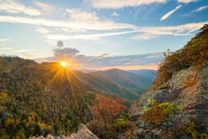 Last Sunset At Chimney Tops in the Great Smoky Mountains